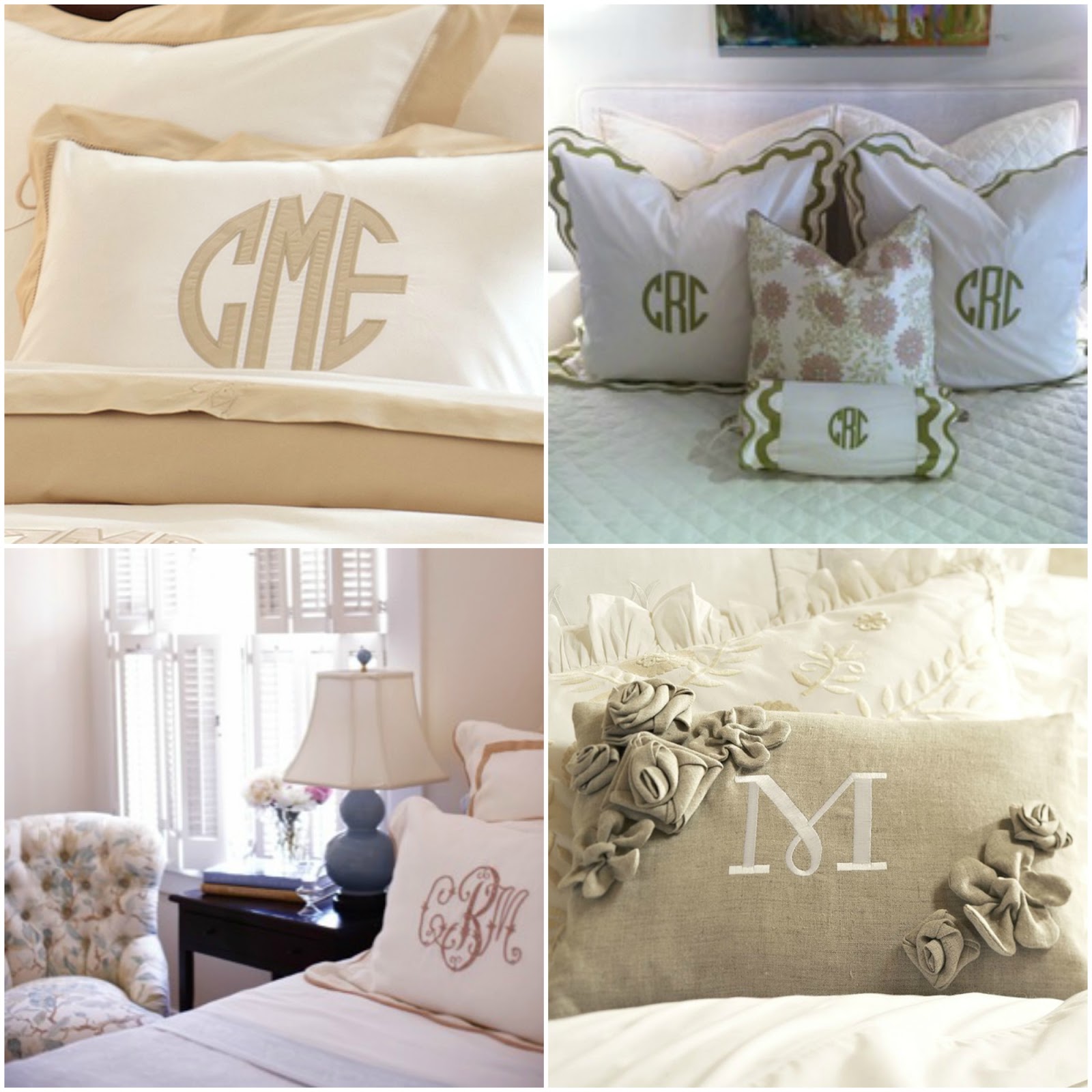 Monogrammed Bedding Obsession • The Southern Thing