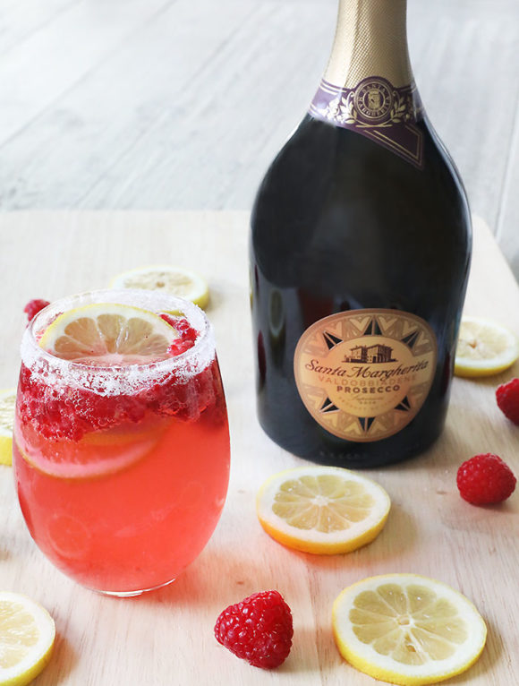 Raspberry Limoncello Prosecco Recipe The Southern Thing