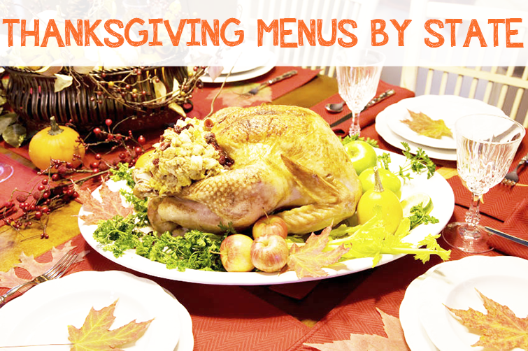 Thanksgiving Menus By State - The Southern Thing