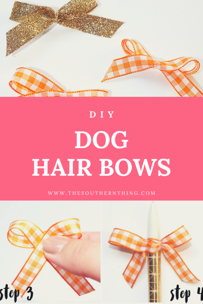 DIY Dog Hair Bows - The Southern Thing