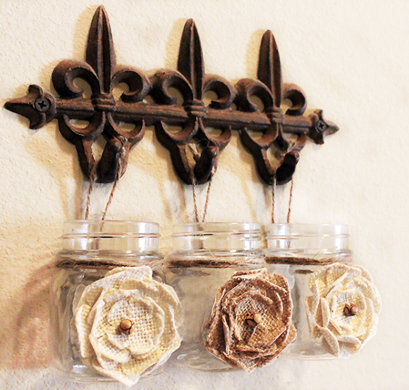 DIY Mason Jar Wall Holder Tutorial • The Southern Thing