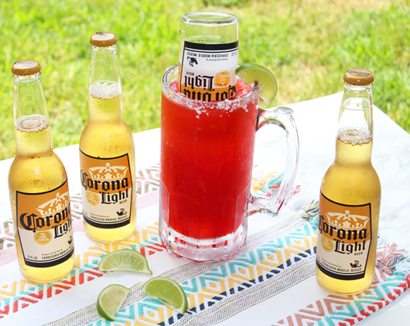 Watermelon Beer Rita Recipe • Watermelon Beer Margarita • Corona ...