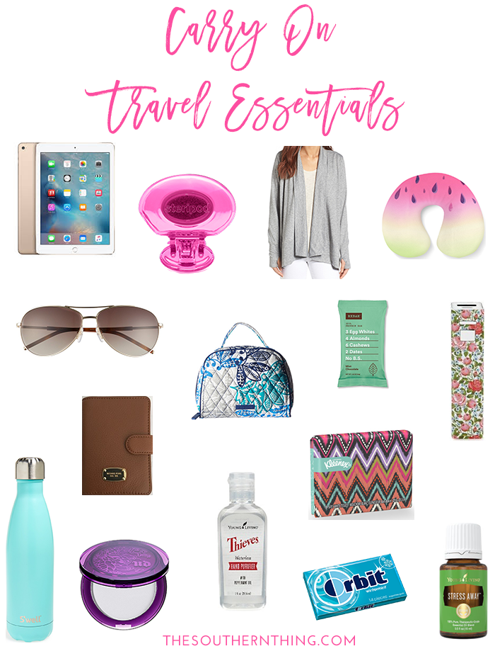 https://www.thesouthernthing.com/wp-content/uploads/2017/05/CARRY-ON-TRAVEL-ESSENTIALS.png