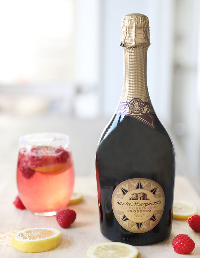 Raspberry Limoncello Prosecco Recipe - The Southern Thing