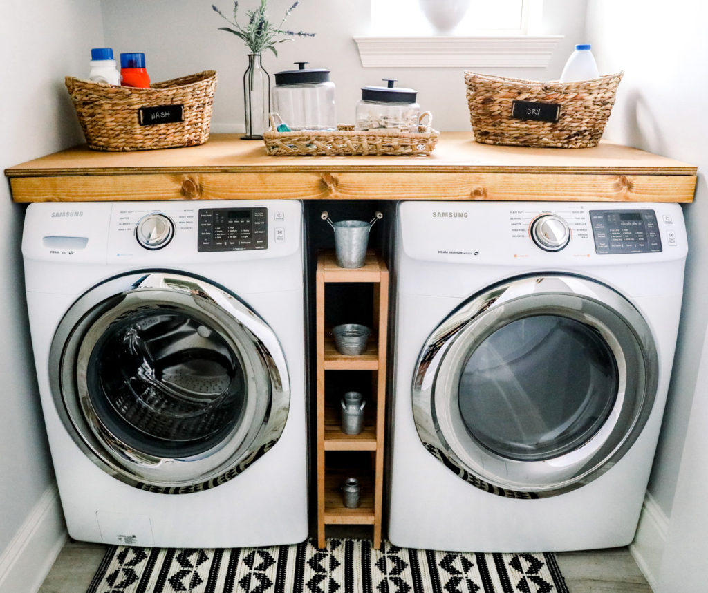 Modern Farmhouse Laundry Room Reveal Inspiration The Southern Thing