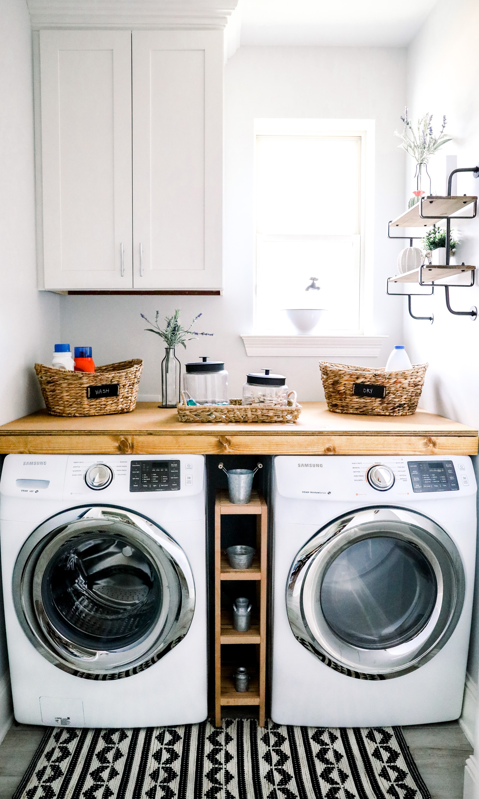Modern Farmhouse Laundry Room Reveal & Inspiration - The Southern Thing